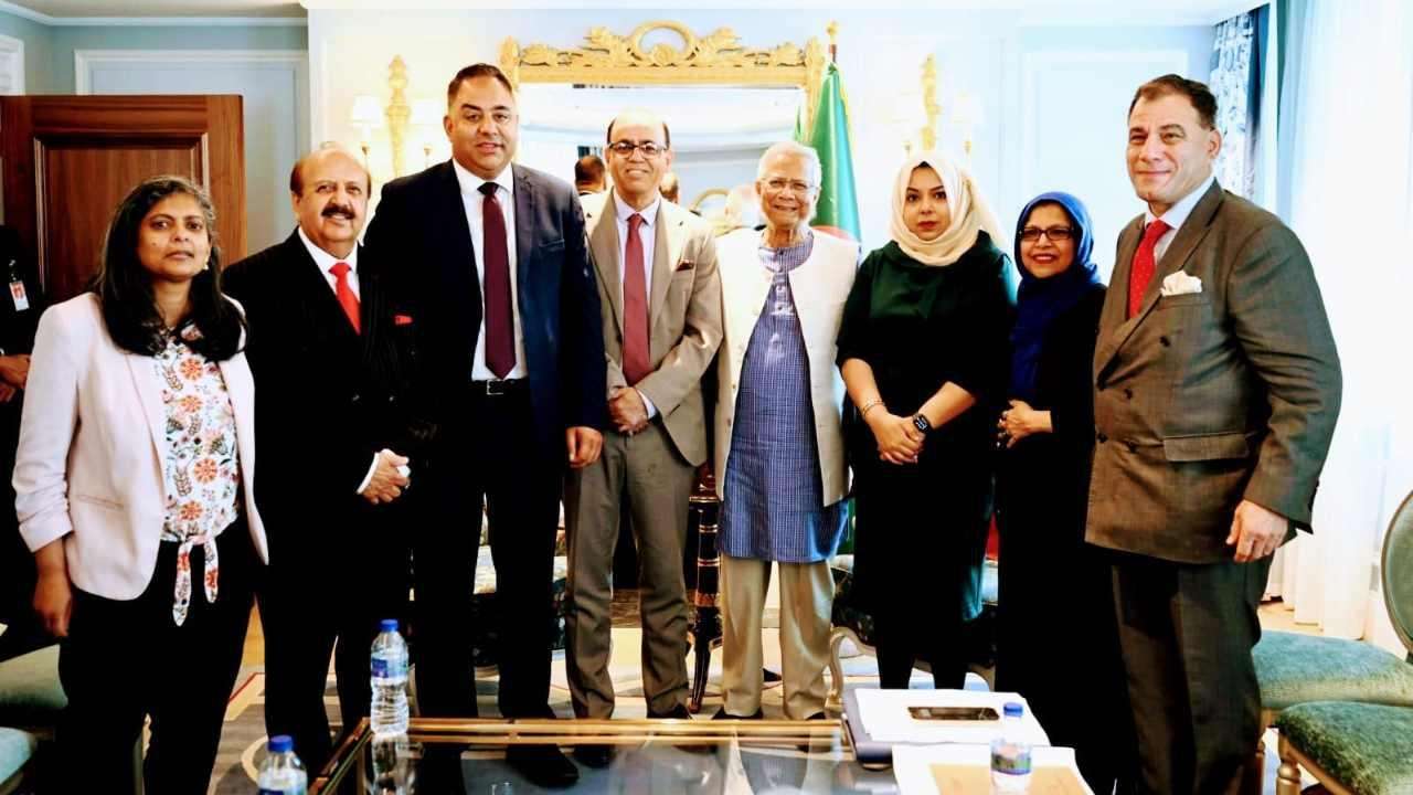 Dr. Yunus Meets British MPs Rushanara and Tulip Absent.jpg